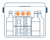 FIELDBAR GIN TRUNK - ORCHARD ORANGE